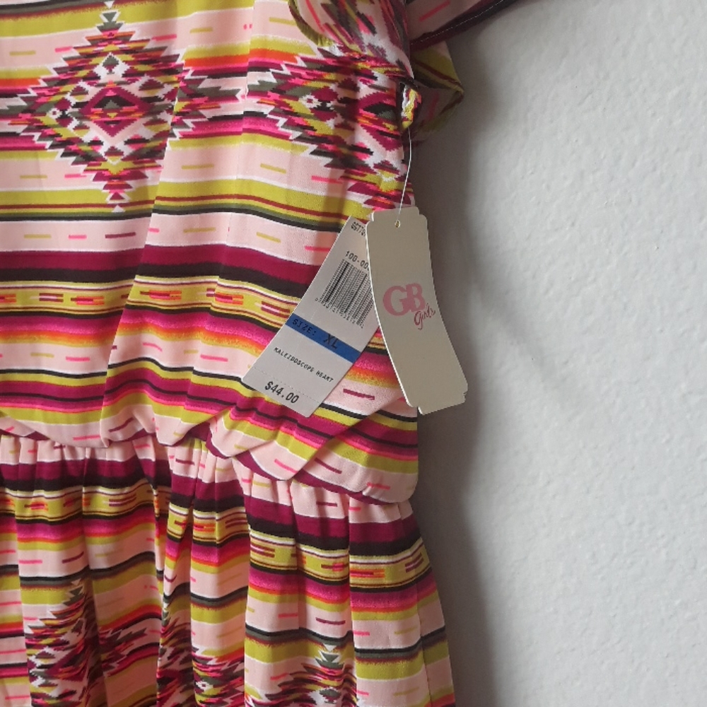 GB girls  " kaleidoscope heart "  dress . - Picture 3 of 4